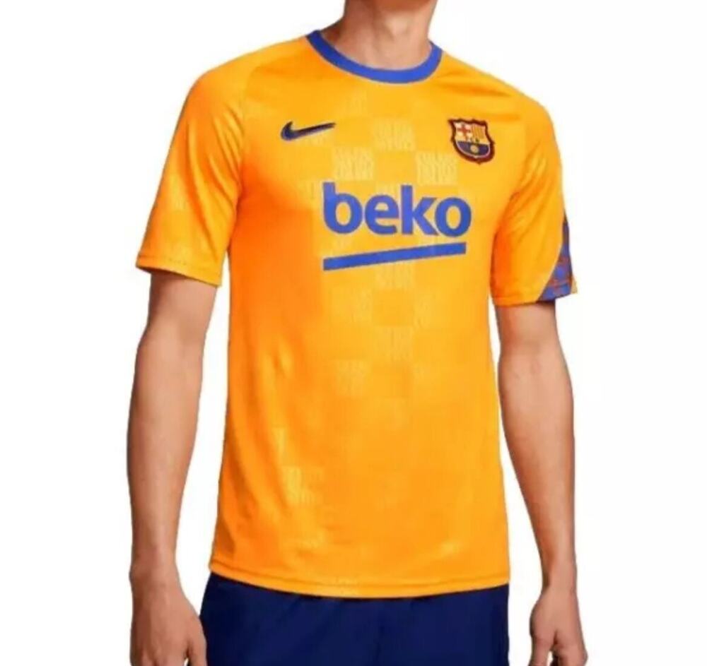 Nike FC Barcelona 2021 Pre-Match Warmup Jersey DH7688-837 Men’s Size XL